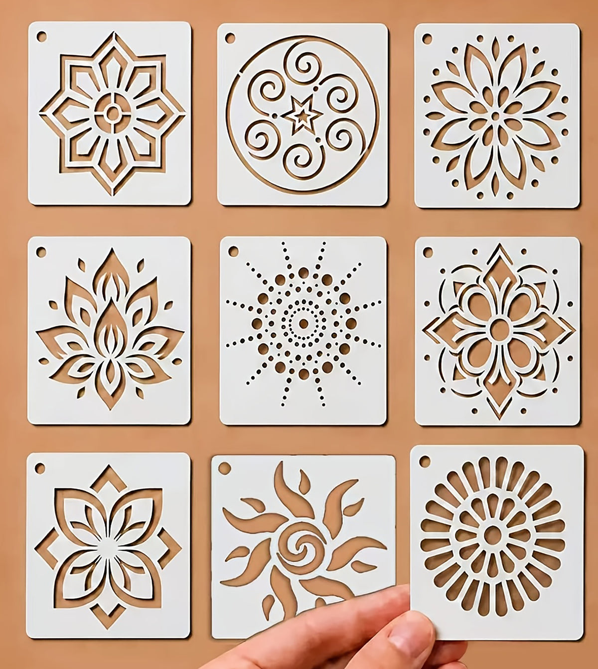 diwali mandala stencils for diy art and craft