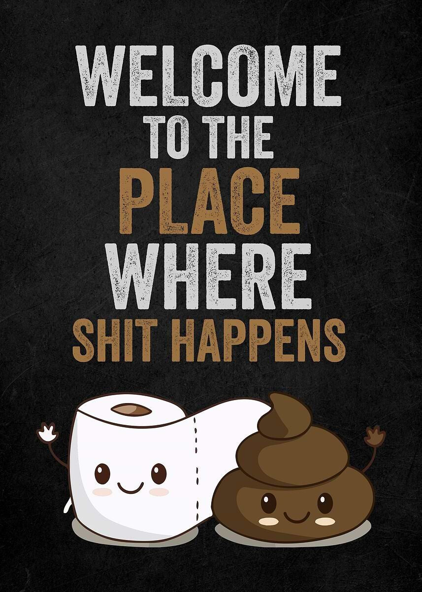 funny quote metal wall decor