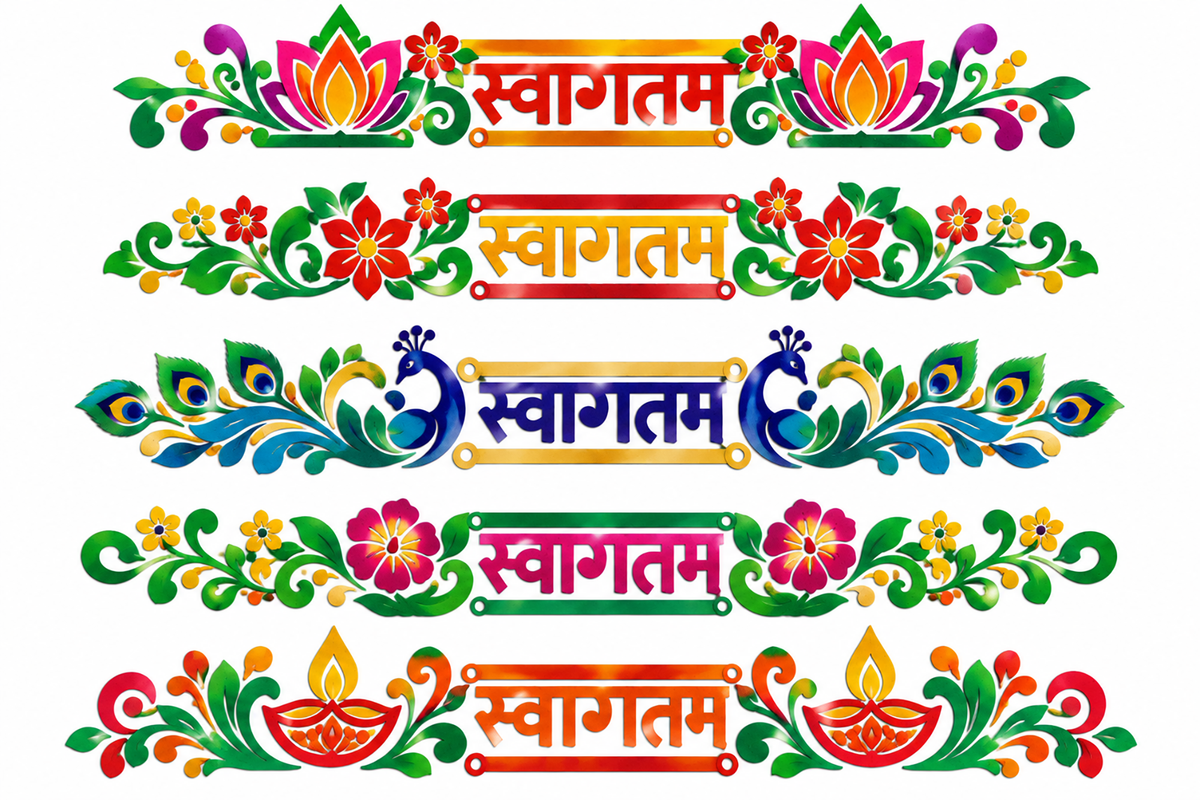 swagtam pattern for traditional floor decoration