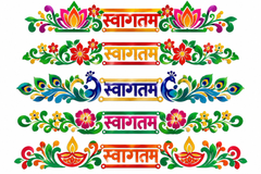 swagtam pattern for traditional floor decoration