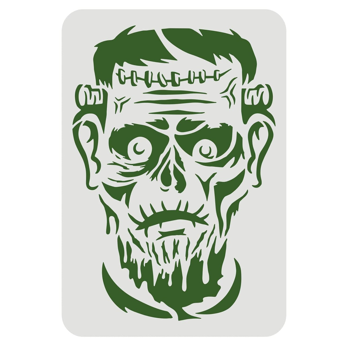 frankenstein stencil for diy painting
