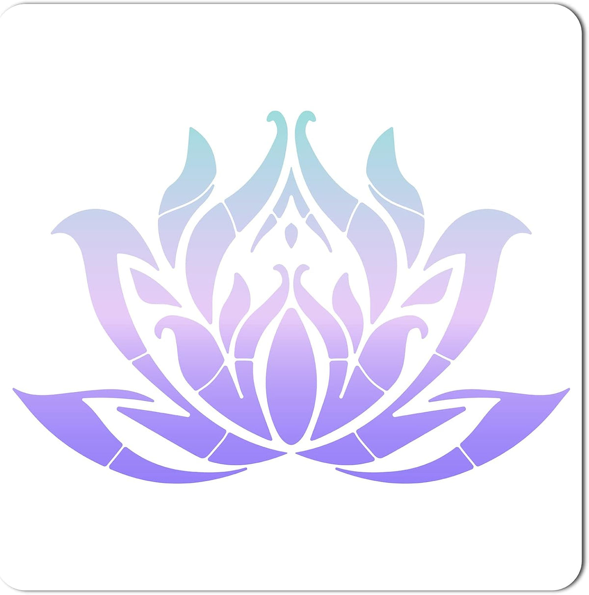 lotus mandala stencil for painting