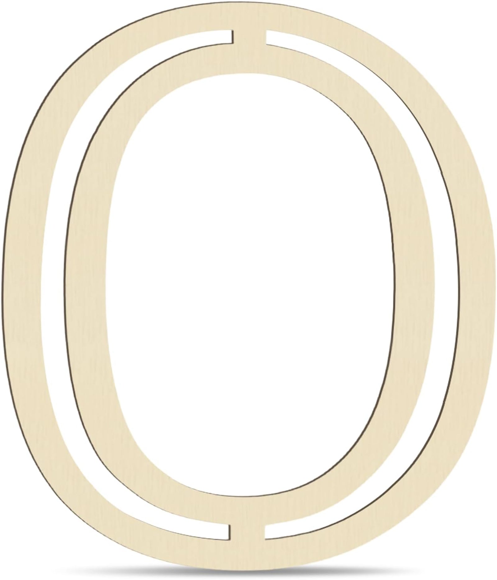 wooden letter o mdf cutout diy paintable alphabet o craft base