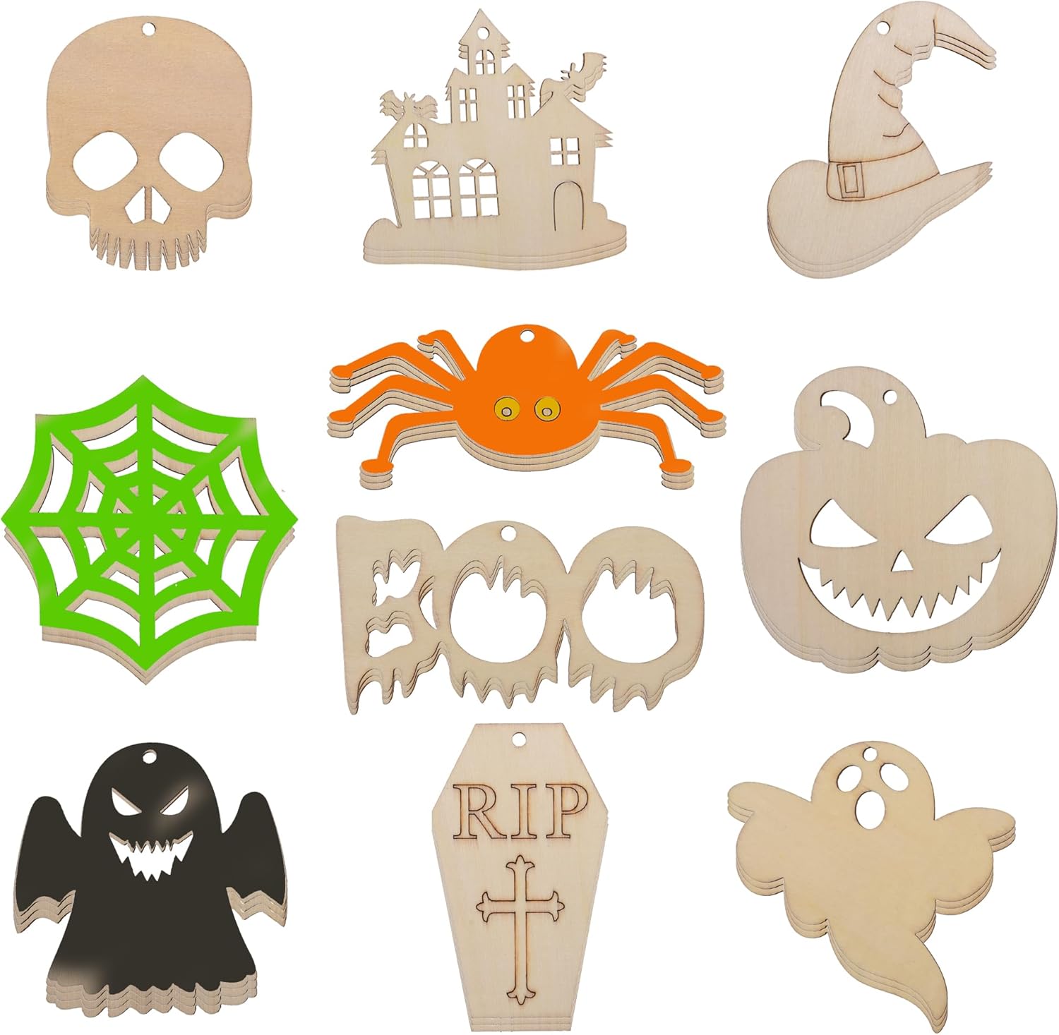 halloween wooden cutouts
