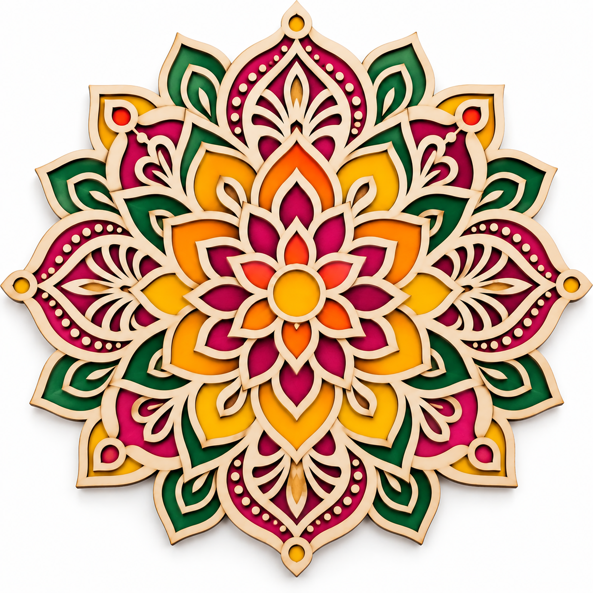 wooden rangoli base for painting
