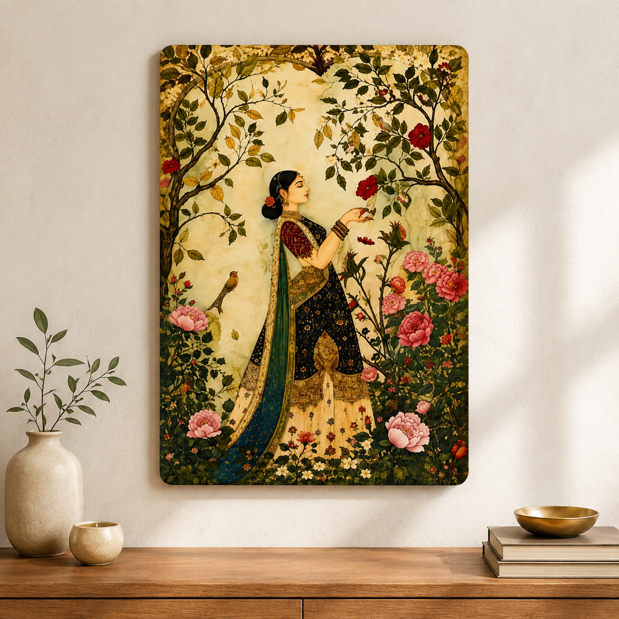 Indian Lady Wall Decor