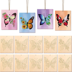 diy butterfly wood craft base