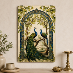 peacock couple wall art for home decor