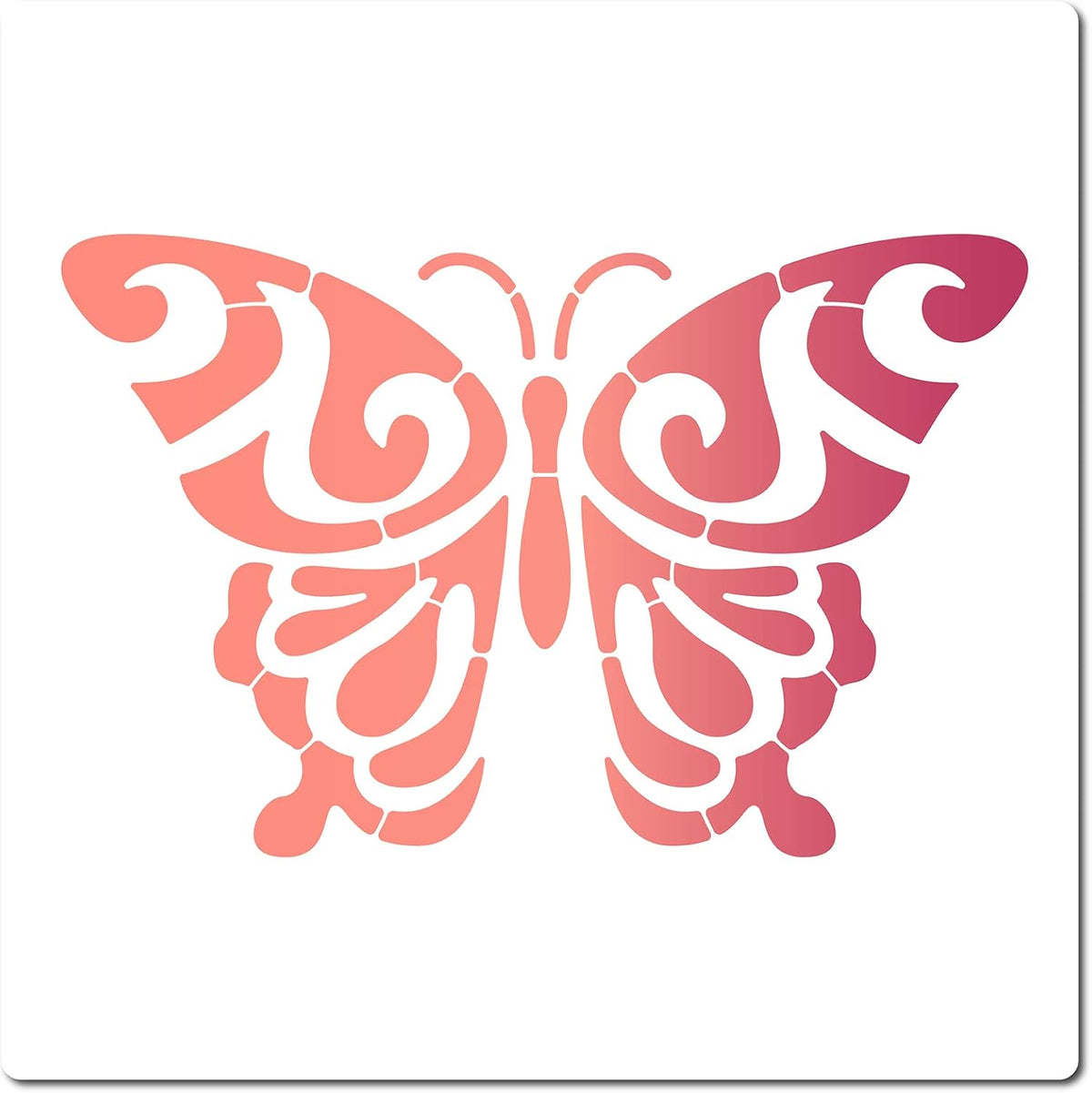 butterfly mandala stencil for painting