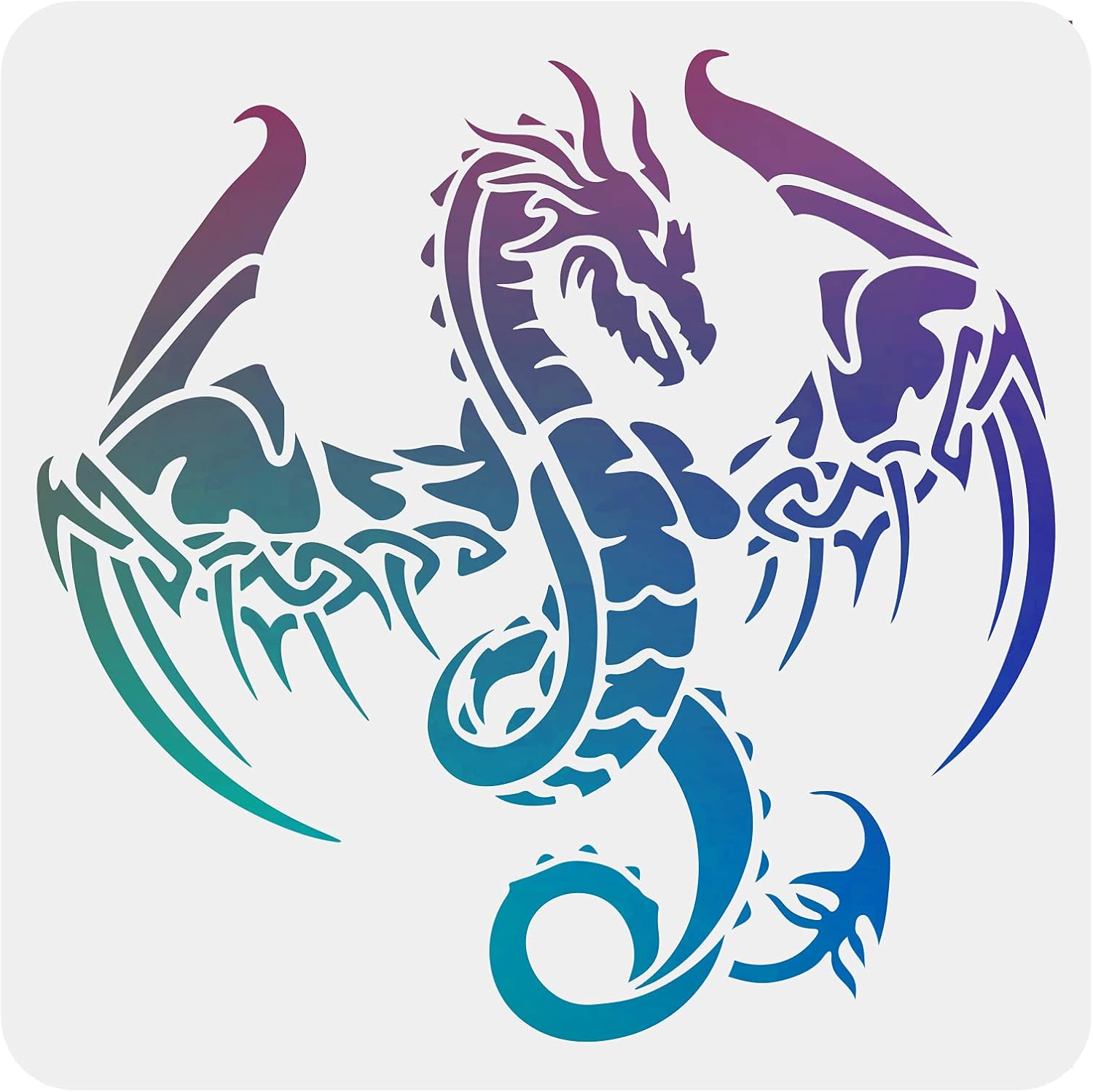 dragon stencil diy