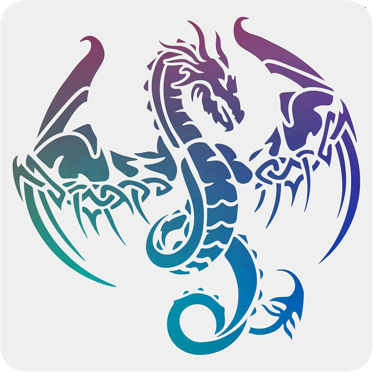 dragon stencil diy
