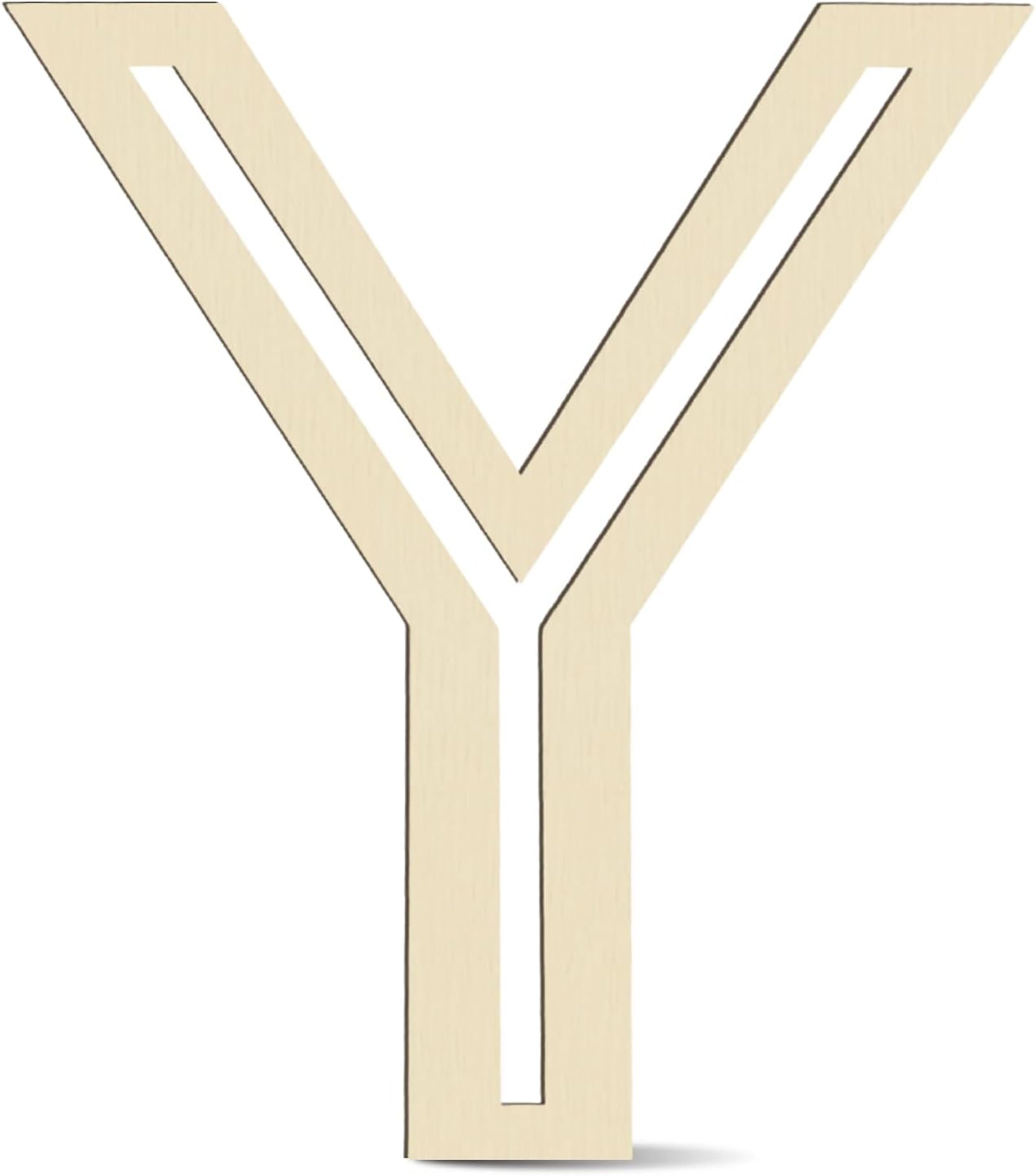 wooden letter y mdf cutout diy paintable alphabet y craft base