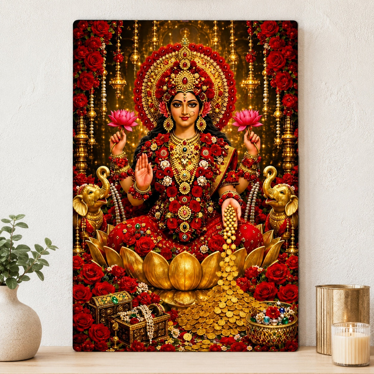 Goddess Lakshmi wall art for home decor