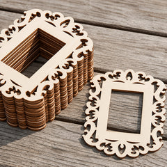 wooden photo frame shapes for diy art and craft