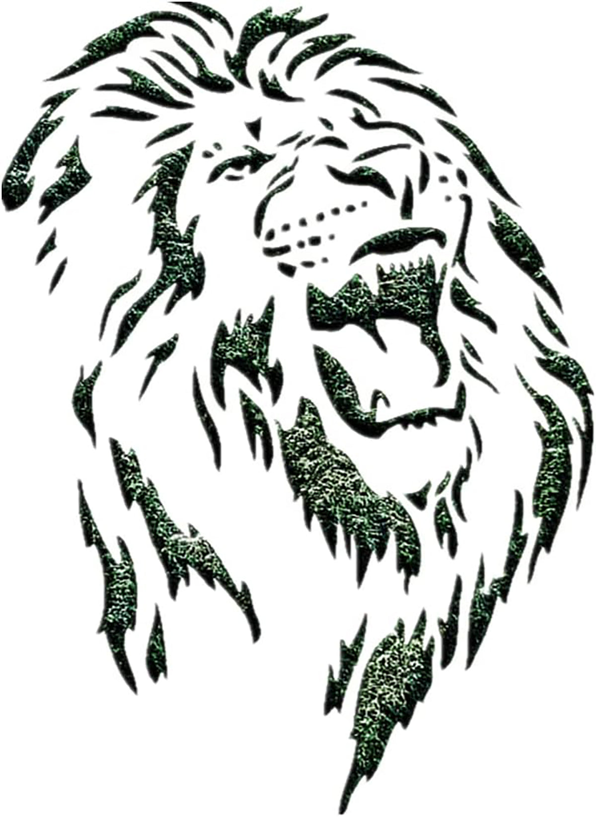 lion stencil diy