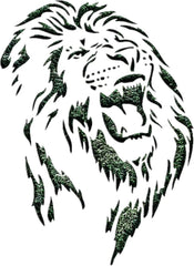 lion stencil diy
