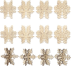 diy wooden snowflake base