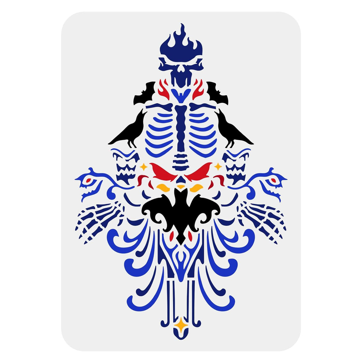 skeleton stencil