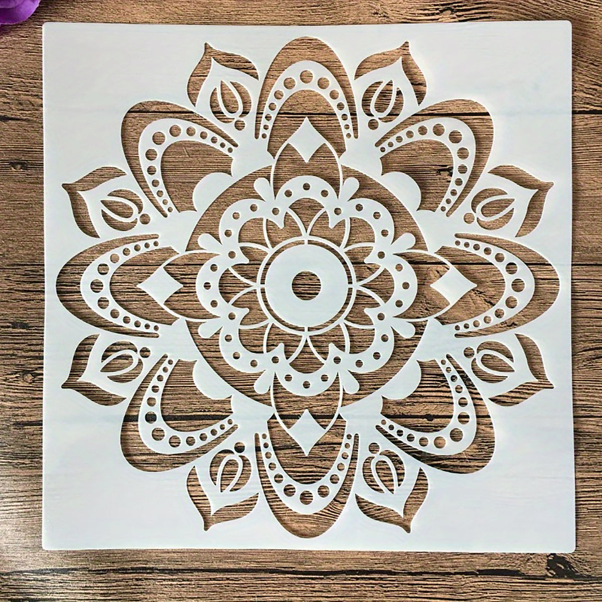 mandala painting stencil for diy art and craft projects