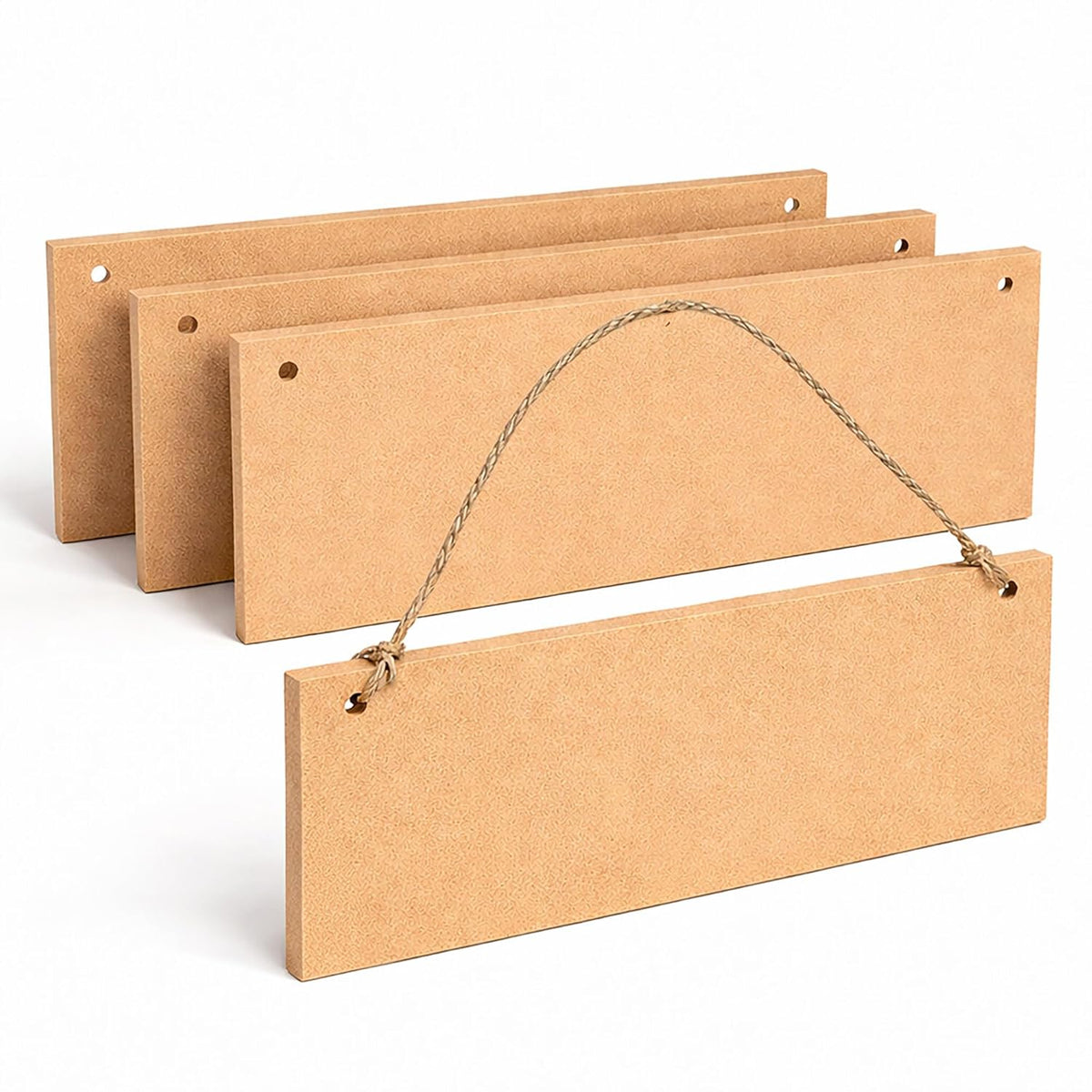 rectangular mdf hanging sign board for painting
