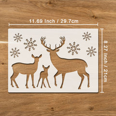 Reusable craft stencils