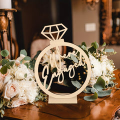 Diamond Ring Table Centerpiece