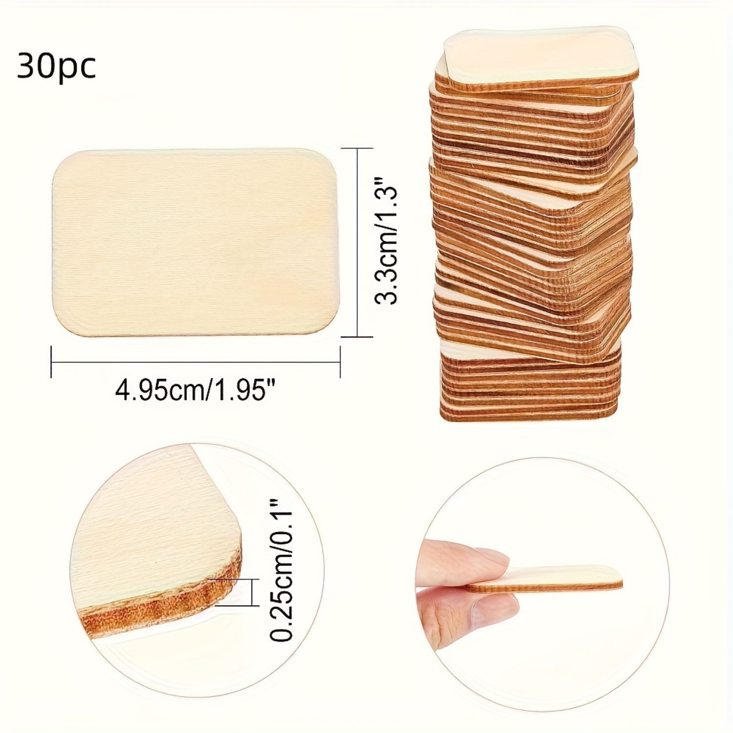 Wood blanks for painting