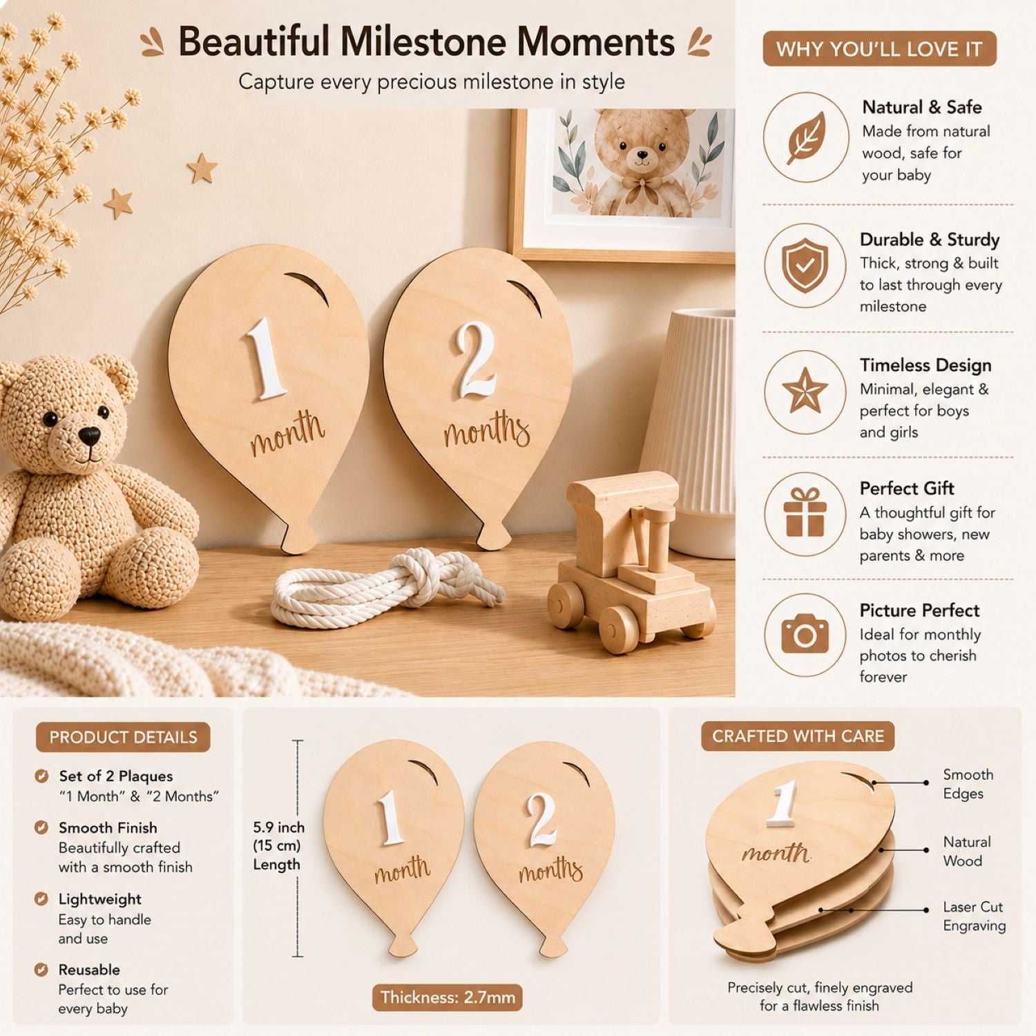 monthly baby milestone props
