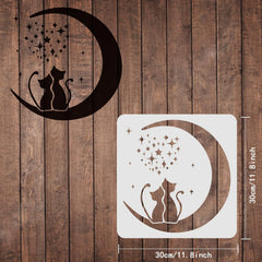 cat painting stencil
