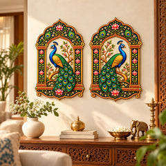 set of 2 printed MDF wall hanging