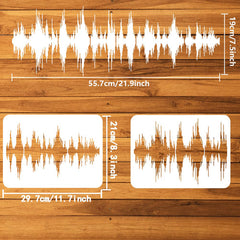 music line stencil