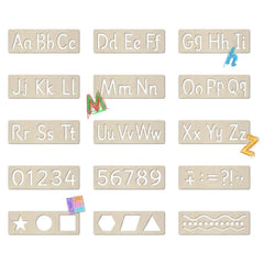 kids learning stencil set