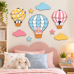 hot air balloon nursery wall decoration