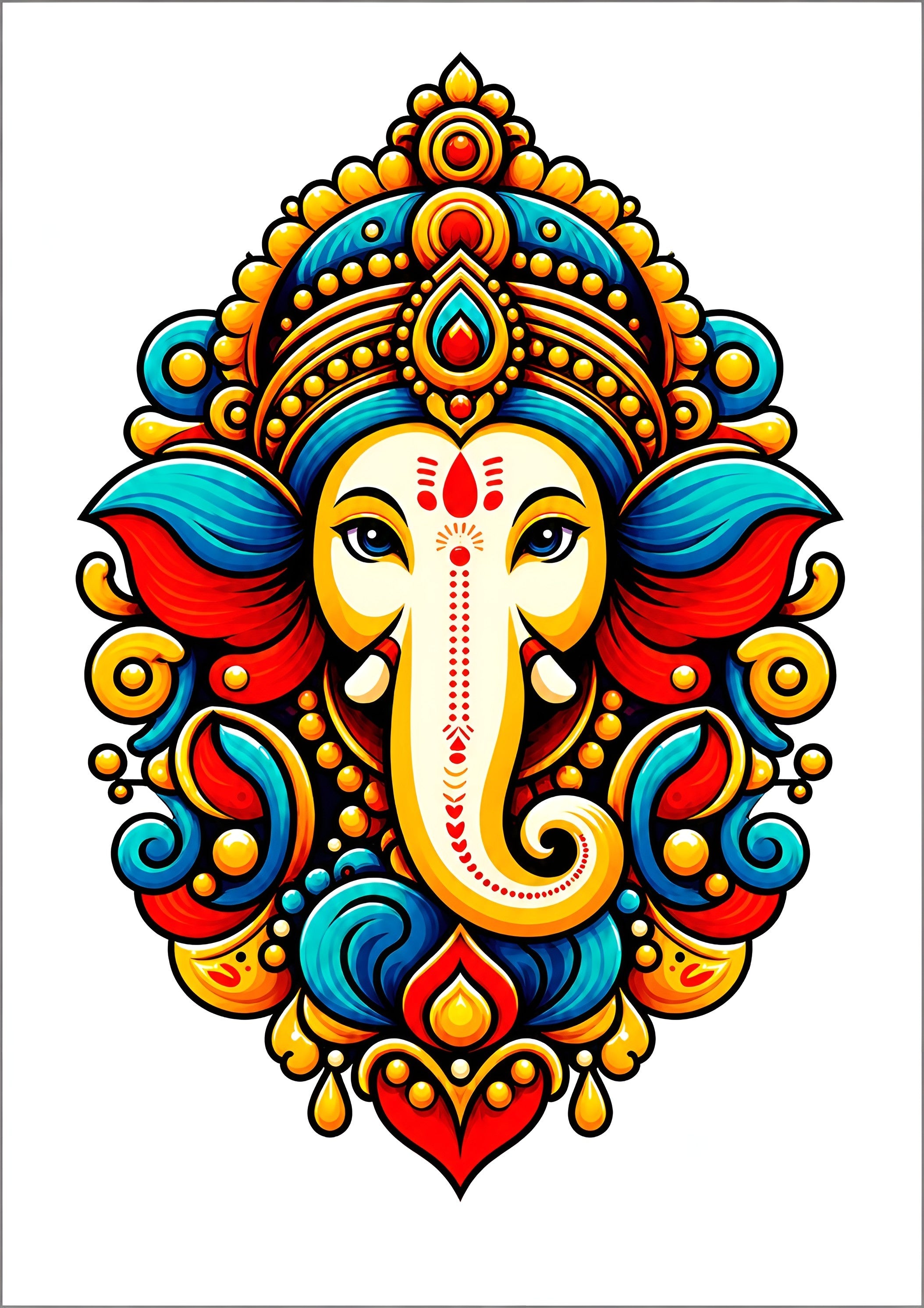 Ganesh Ji wall hanging for pooja room