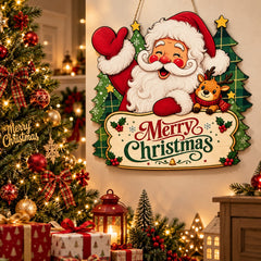 printed sunboard Christmas wall decoration