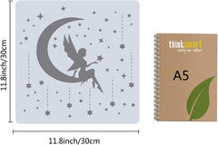 mylar moon painting template