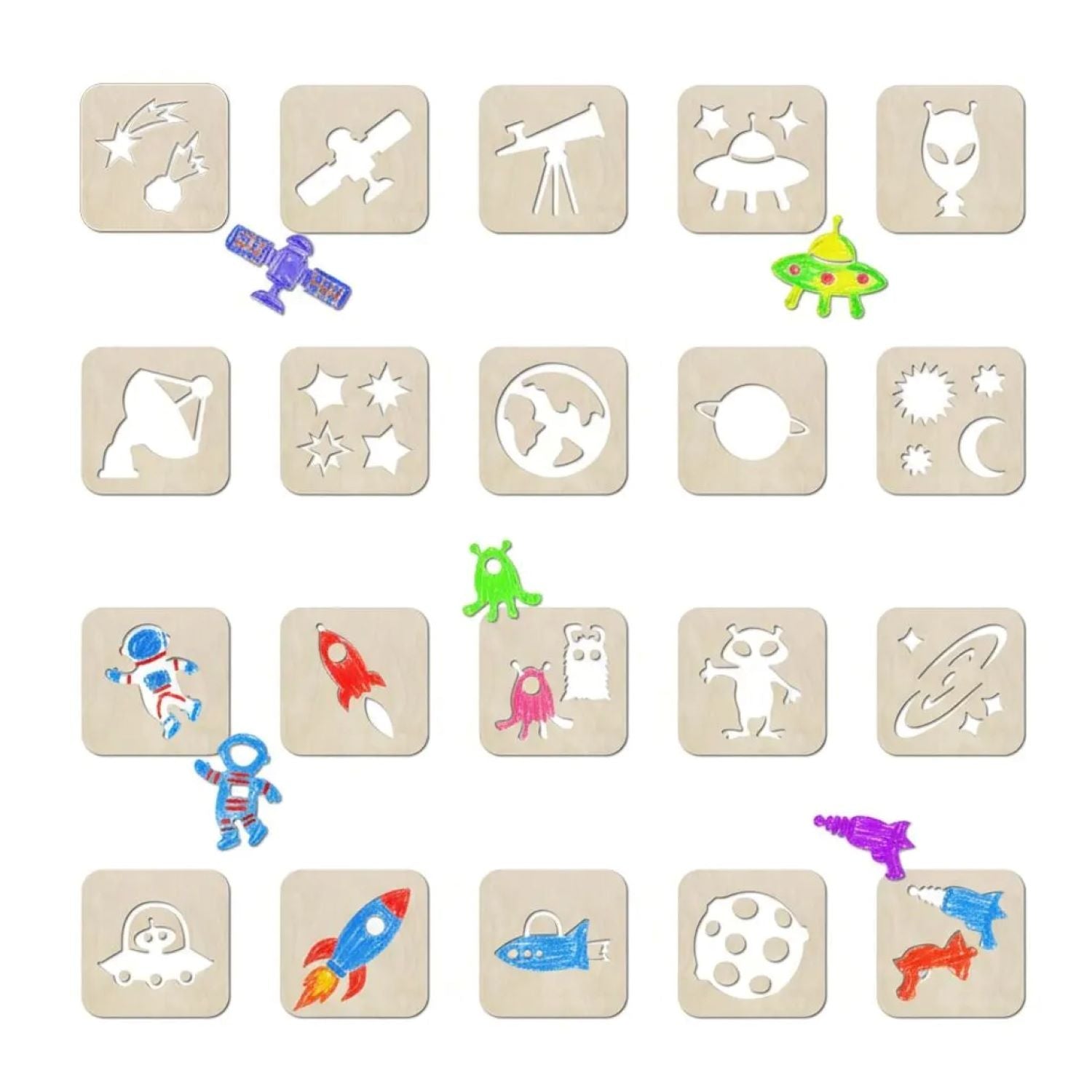 kids art drawing templates