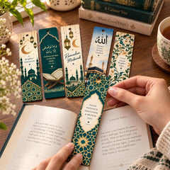 Islamic wooden bookmarks for Quran reading