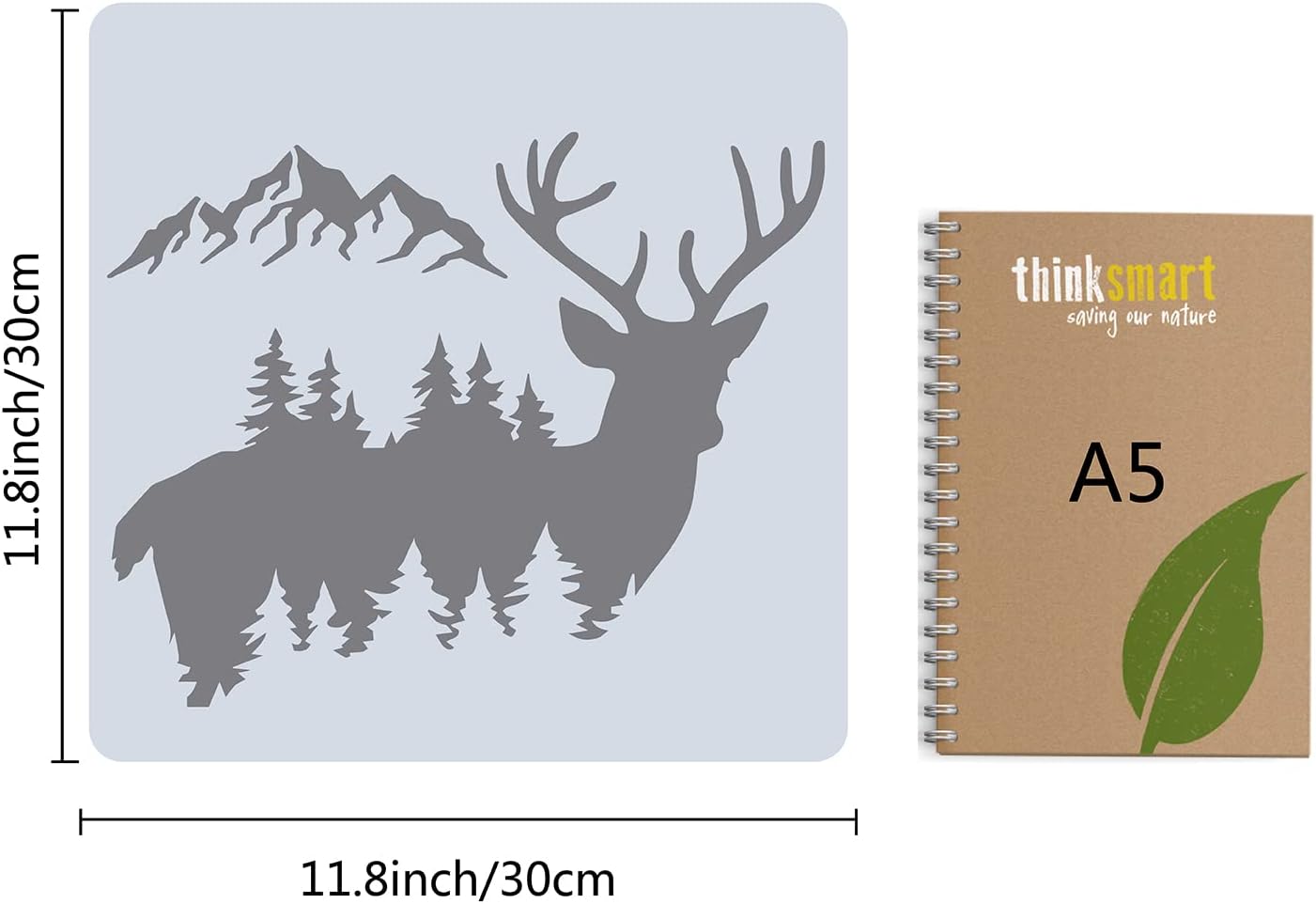 wildlife animal stencil for diy art
