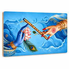 Radha Krishna divine wall decor for pooja room