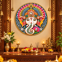 Ganesha wall art for pooja room decoration
