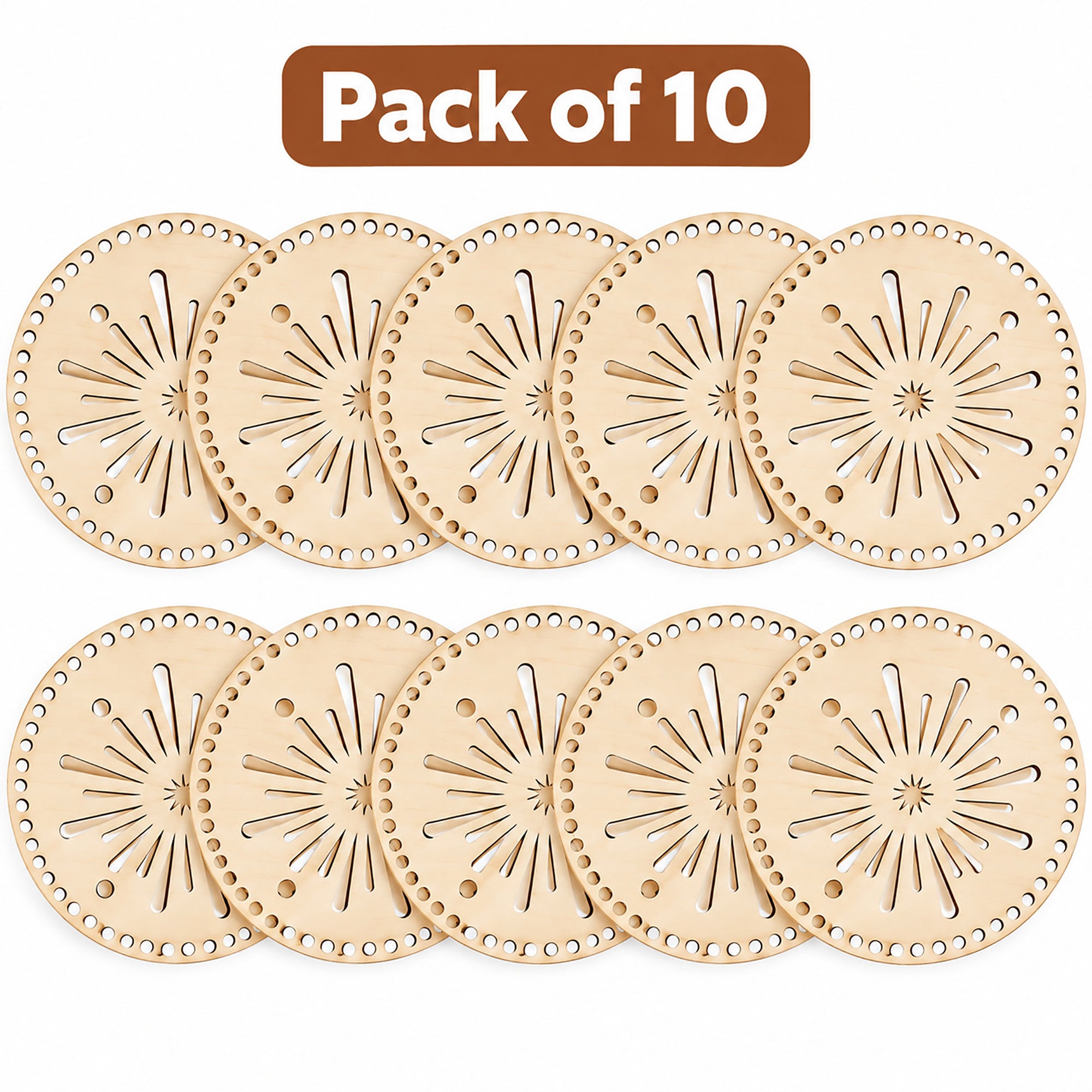 wooden sunburst corona craft boards