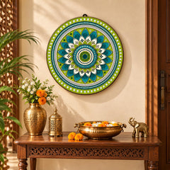 Round MDF Mandala Wall Hanging for Home Decoration