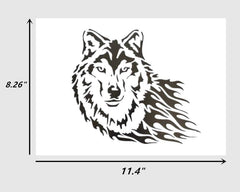 wildlife painting stencil