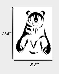 animal painting stencil