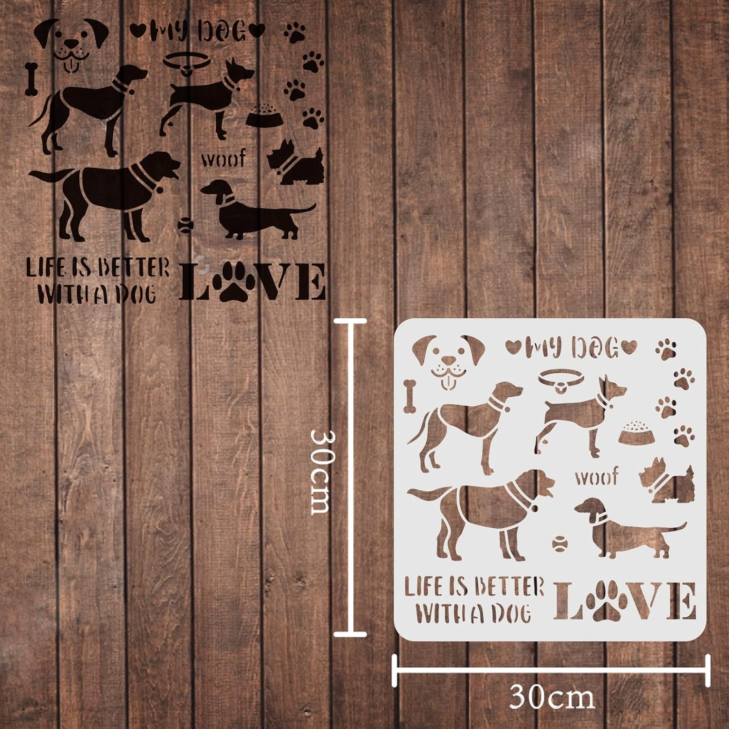 plastic stencil sheet