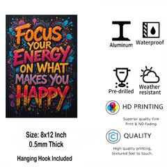 positive quote wall decor for workspace inspiration