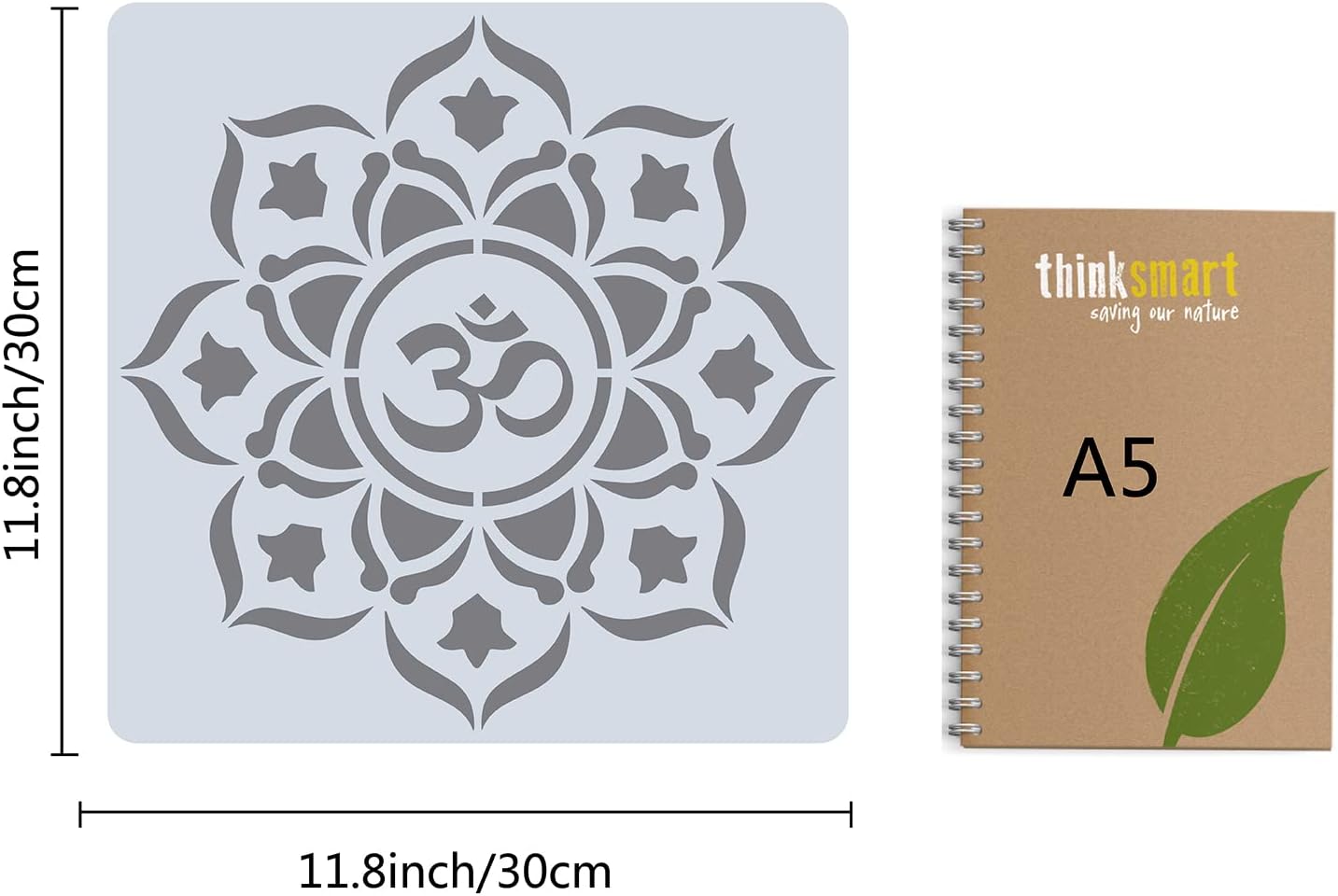 flower mandala stencil for diy art
