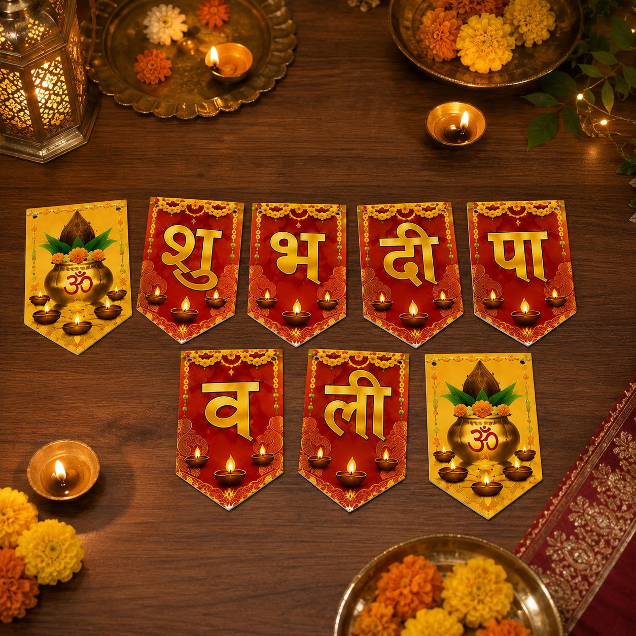 Diwali Kalash wall hanging