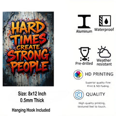 strength quote wall decor for home